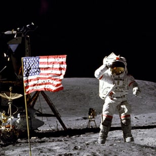 Apollo 11 landing site, moon property